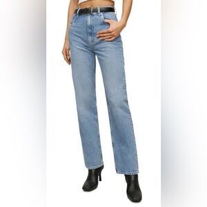 Women's Reformation Cowboy Pointed Pocket High Rise Straight Jeans Size 25 NWT